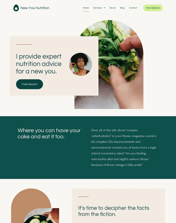 a landing page designed by MNKY.agency